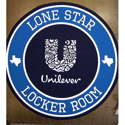 Outdoor or Indoor Logo Entry Mat - Brand Ambassador Logo Floor Mat - 16' X 16'